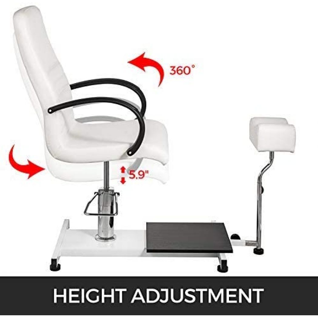 Beauty Salon Hydraulic Lift Adjustable Spa Pedicure Chair